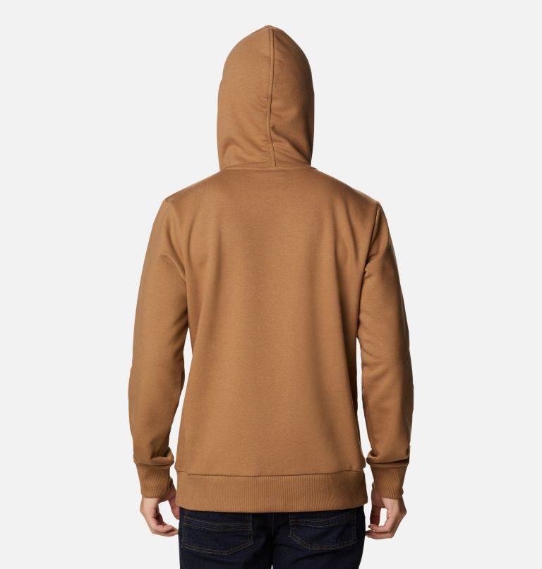 Men's Columbia Field ROC Heavyweight Hoodie Brown | CA-DL680