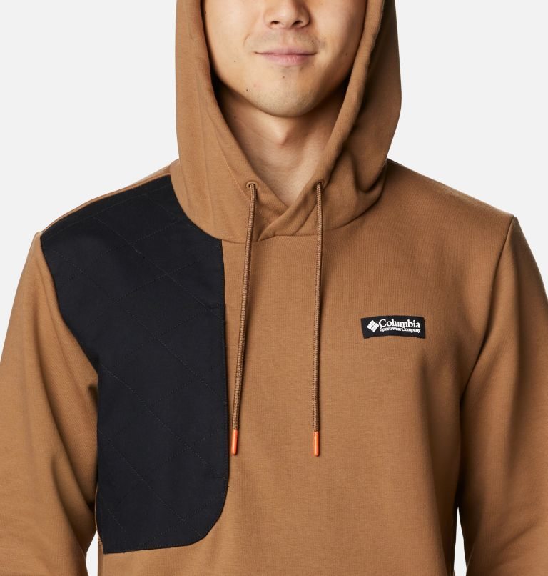 Men's Columbia Field ROC Heavyweight Hoodie Brown | CA-DL680