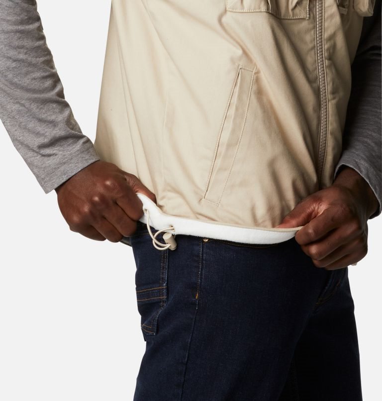 Men's Columbia Field ROC Reversible Vest Khaki | CA-V56AL