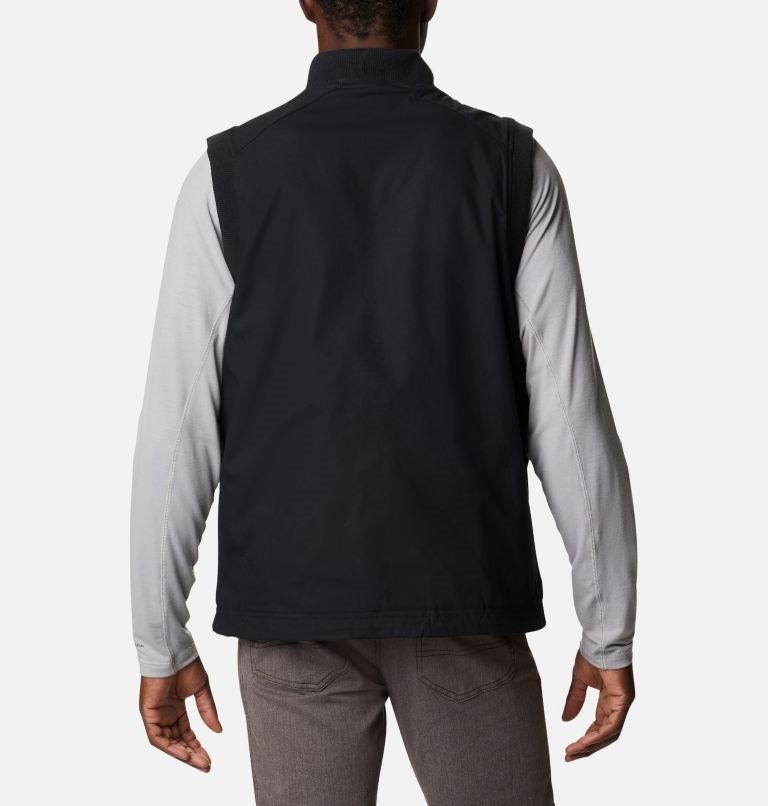 Men's Columbia Field ROC Reversible Vest Black | CA-YC0L3