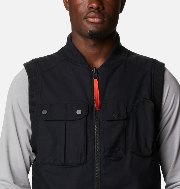 Men's Columbia Field ROC Reversible Vest Black | CA-YC0L3