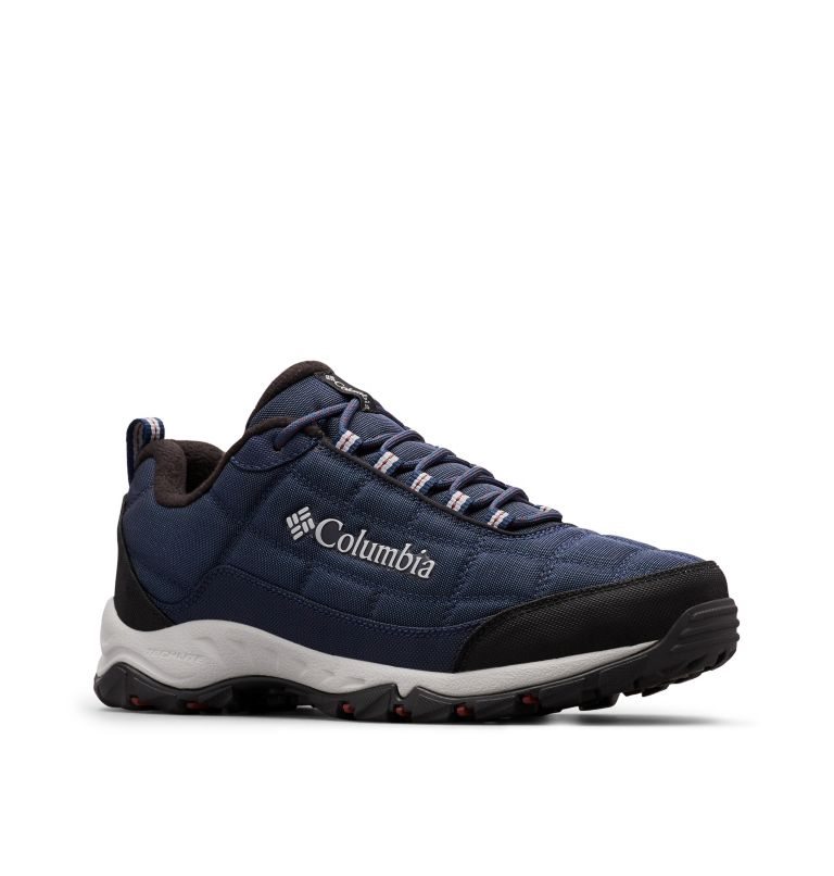 Men's Columbia Firecamp Fleece Lined Hiking Shoes Navy | CA-OA5L8