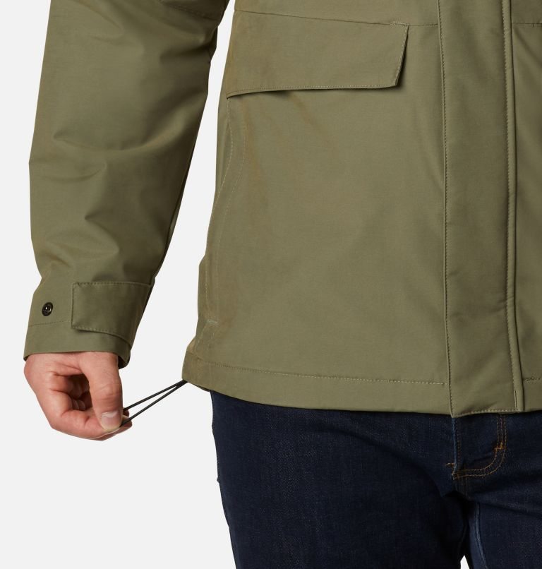 Men's Columbia Firwood Jackets Olive | CA-RC814