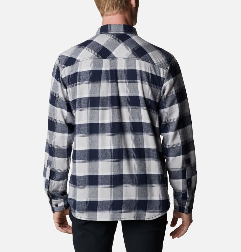 Men's Columbia Flare Gun Flannel Long Sleeve - Dallas Cowboys Shirts Black / Grey | CA-M460A