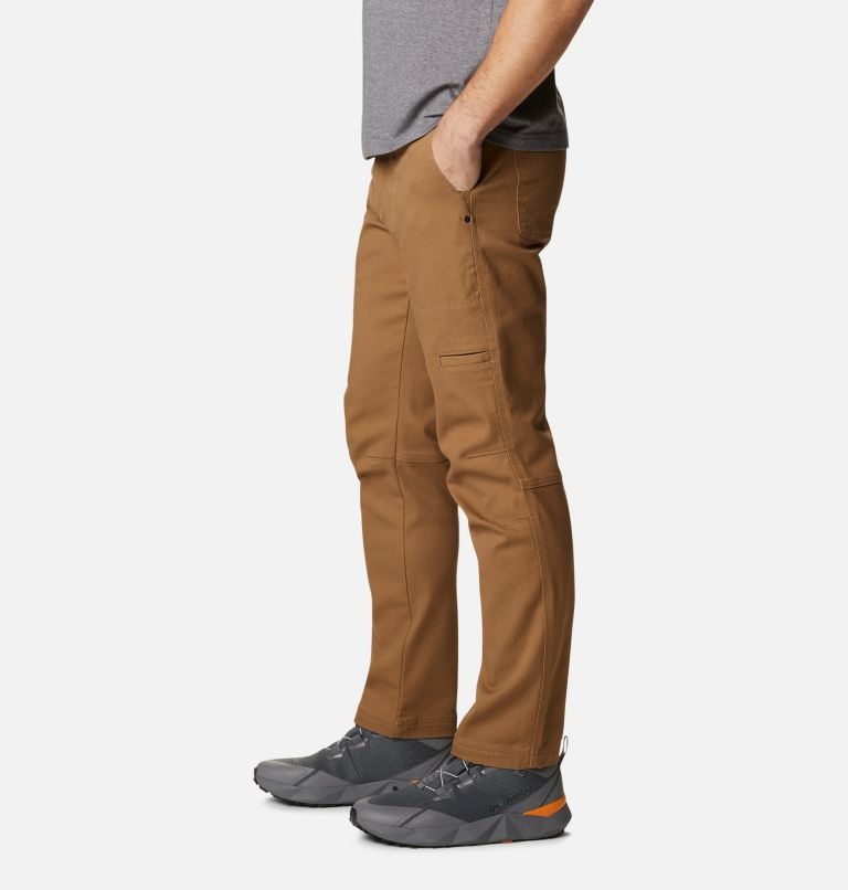 Men's Columbia Flare Gun Work Pants Dark Brown | CA-RL865