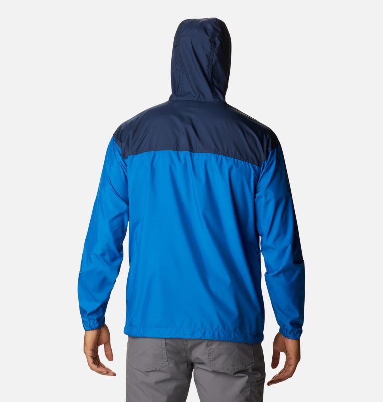 Men's Columbia Flash Challenger Anorak Jackets Blue | CA-F1C0A