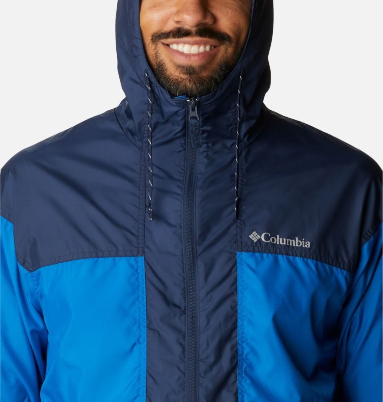 Men's Columbia Flash Challenger Anorak Jackets Blue | CA-F1C0A