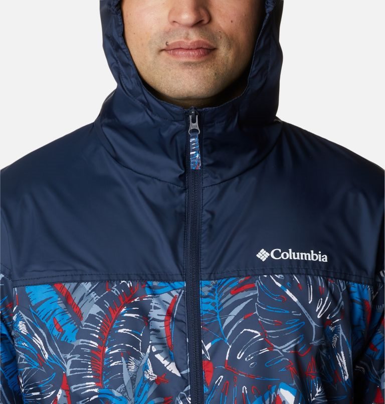 Men's Columbia Flash Challenger Novelty Windbreaker Jackets Multicolor | CA-A0A38