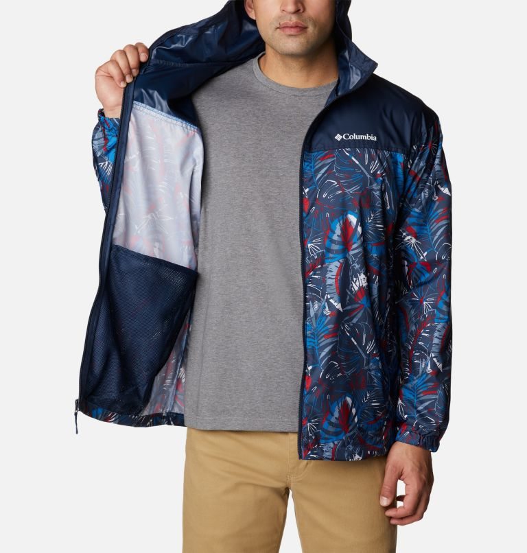 Men's Columbia Flash Challenger Novelty Windbreaker Jackets Multicolor | CA-A0A38