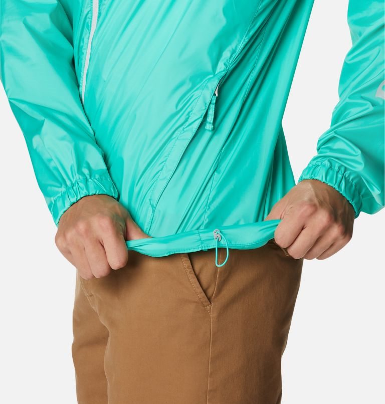 Men's Columbia Flash Challenger Novelty Windbreaker Jackets Turquoise | CA-B31C0