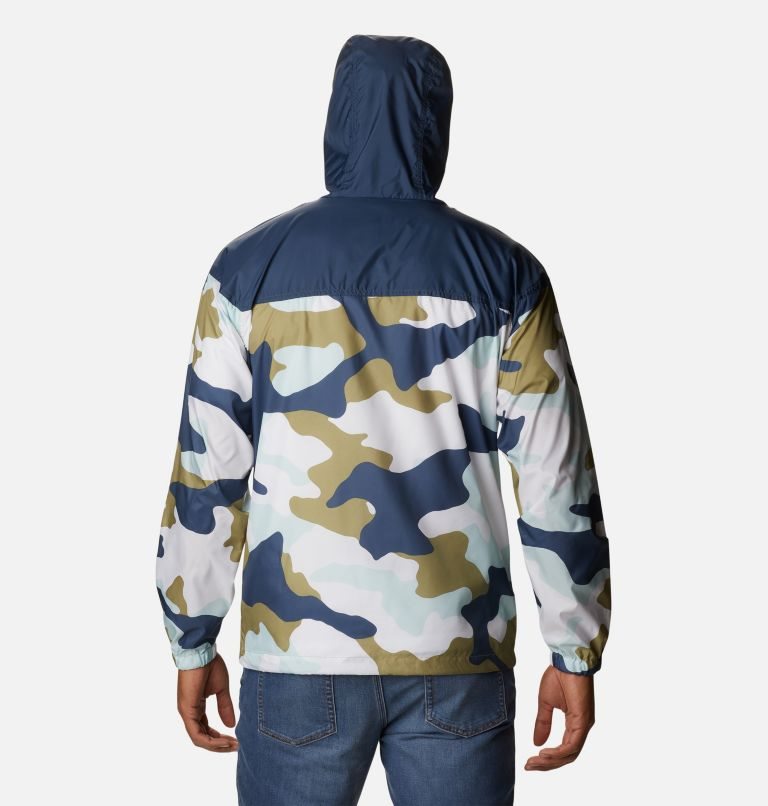 Men's Columbia Flash Challenger Novelty Windbreaker Jackets Camo | CA-PA058