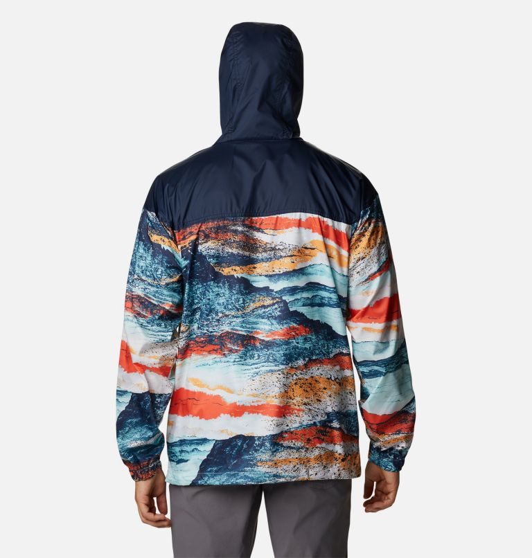 Men's Columbia Flash Challenger Novelty Windbreaker Jackets Multicolor | CA-YL58C