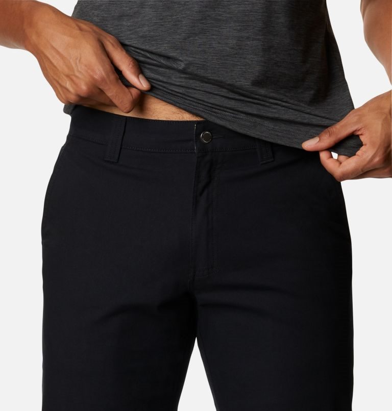 Men's Columbia Flex ROC Pants Black | CA-FL6C0