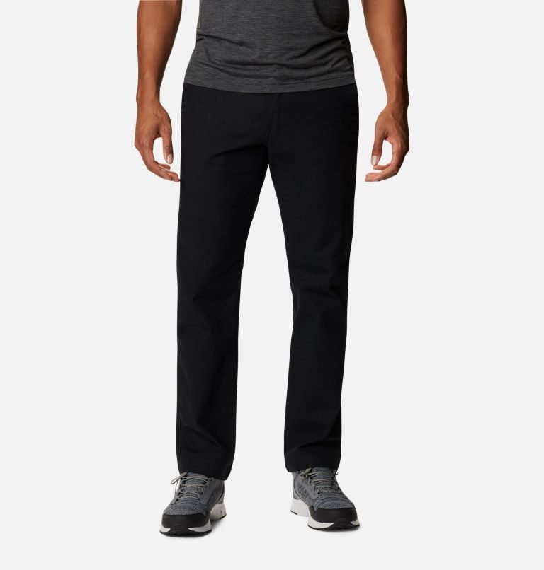 Men\'s Columbia Flex ROC Pants Black | CA-FL6C0