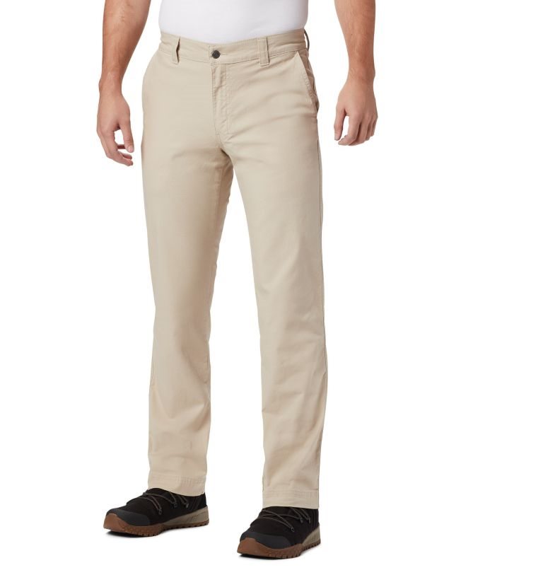 Men\'s Columbia Flex ROC Pants Khaki | CA-GLA13