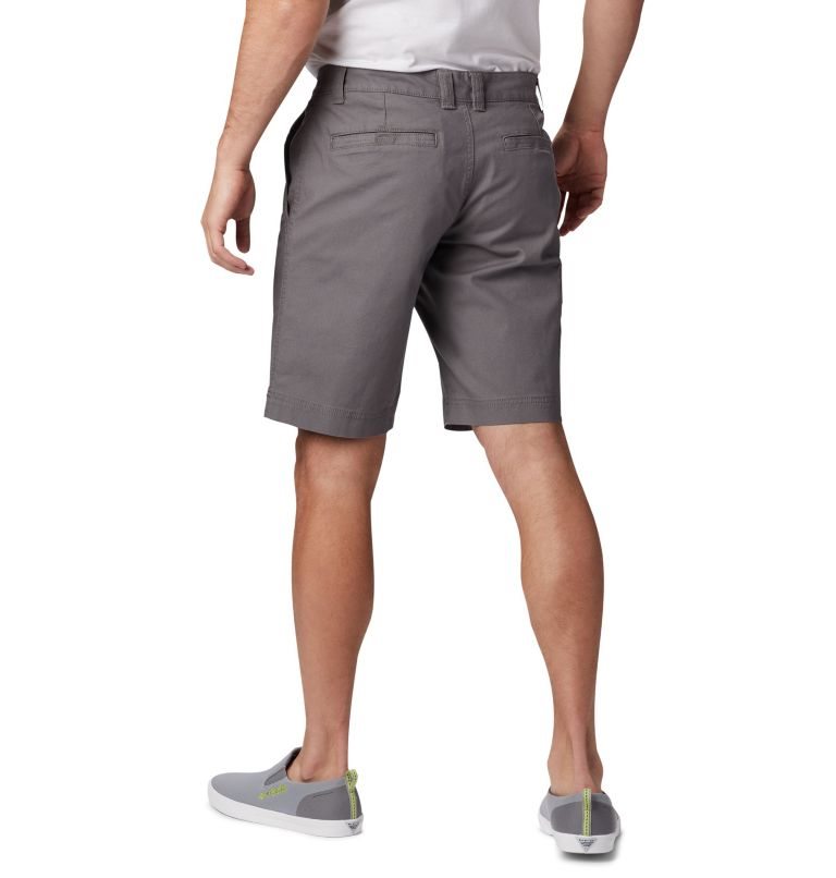 Men's Columbia Flex ROC Shorts Dark Grey | CA-Z8L50