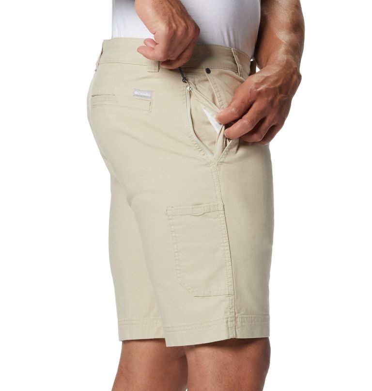 Men's Columbia Flex ROC Shorts Khaki | CA-Y3615