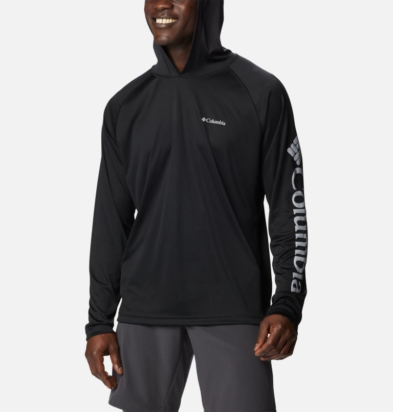 Men's Columbia Fork Stream Hoodie Black | CA-LC51A