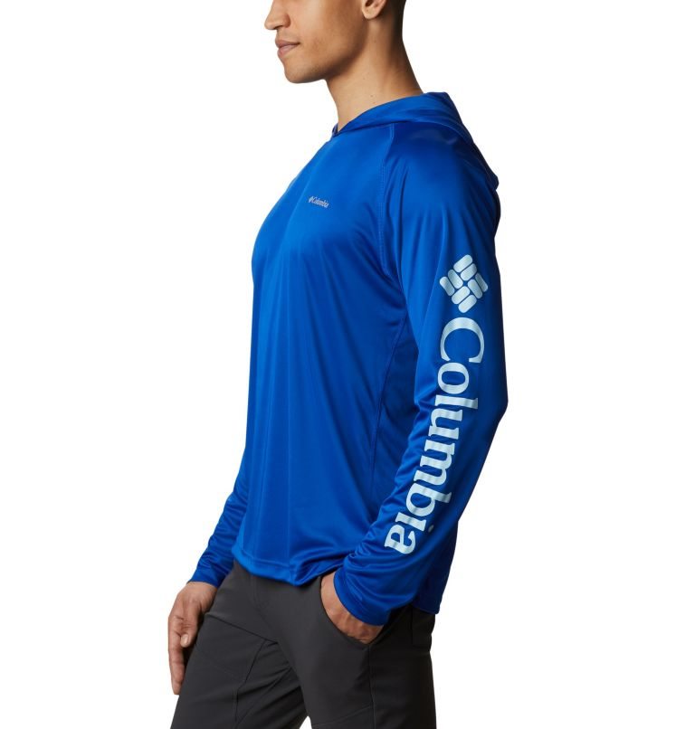 Men's Columbia Fork Stream Hoodie Blue | CA-E3805