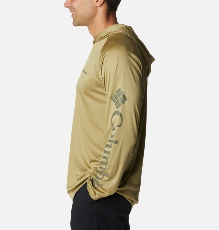 Men's Columbia Fork Stream Hoodie Olive | CA-U5316