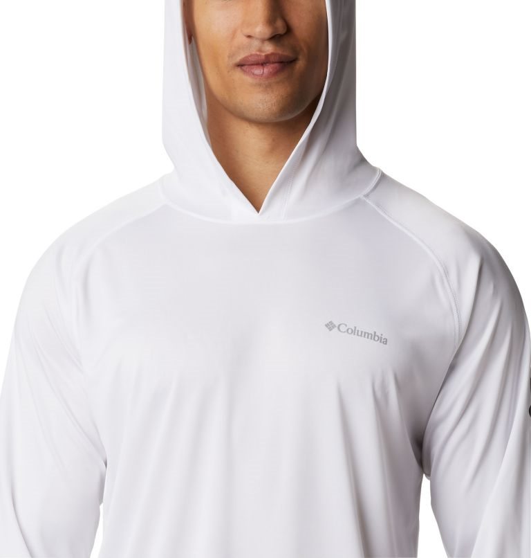 Men's Columbia Fork Stream Hoodie White | CA-Y0C4L