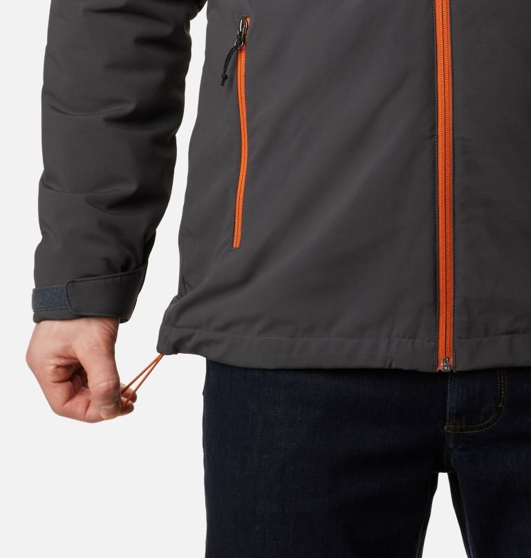 Men's Columbia Gate Racer Insulated Shell Jackets Black | CA-P1LCA