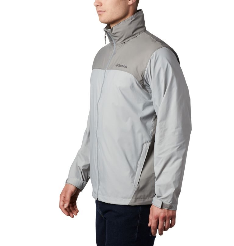 Men's Columbia Glennaker Lake Rain Jackets Grey | CA-D5416