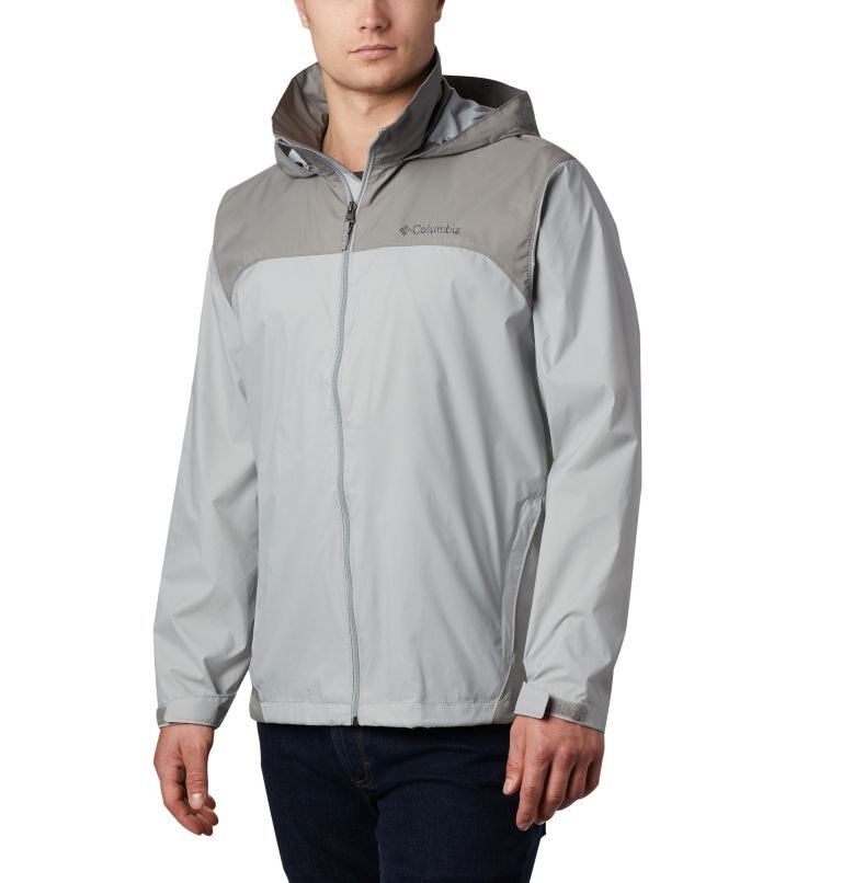 Men\'s Columbia Glennaker Lake Rain Jackets Grey | CA-D5416