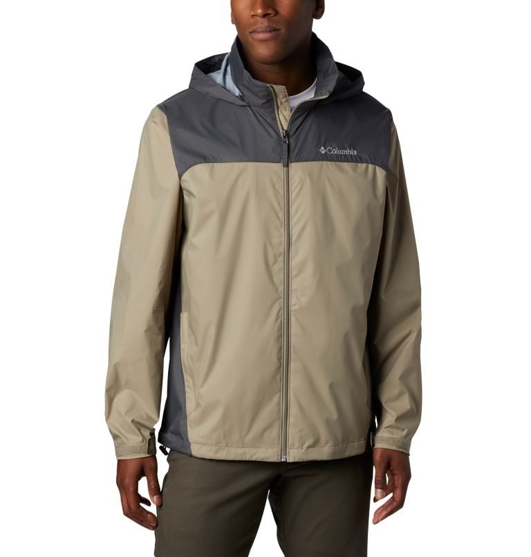 Men\'s Columbia Glennaker Lake Rain Jackets Olive | CA-I64LA