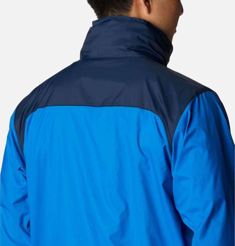 Men's Columbia Glennaker Lake Rain Jackets Blue | CA-PC584