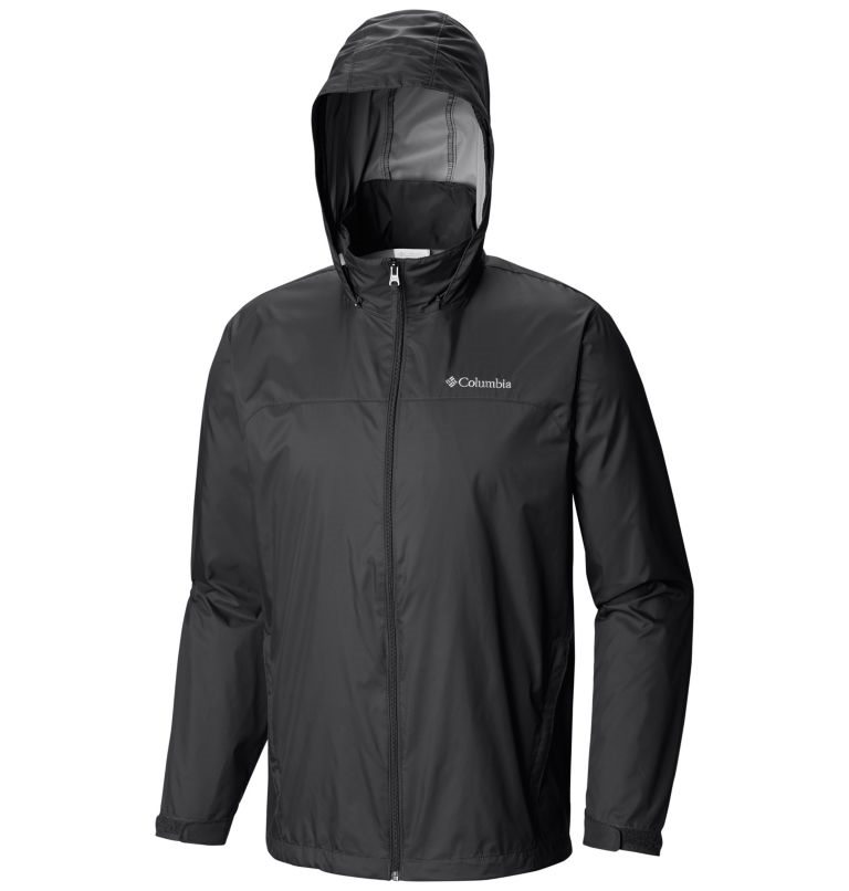 Men's Columbia Glennaker Lake Rain Jackets Black | CA-S86C5