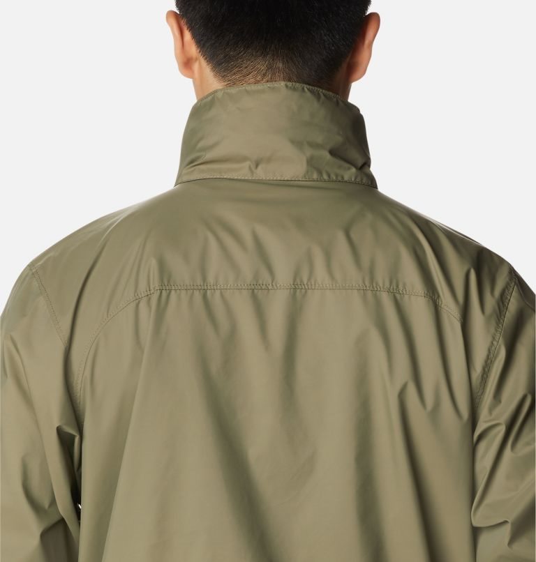 Men's Columbia Glennaker Lake Rain Jackets Olive | CA-VCL34