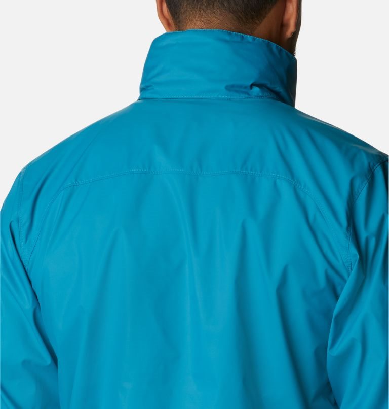 Men's Columbia Glennaker Lake Rain Jackets Turquoise | CA-WLC34