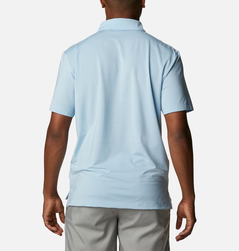 Men's Columbia Golf Omni-Freeze Power Polo Shirts Light Blue | CA-QL5CA