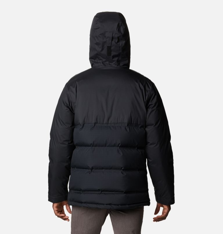 Men's Columbia Grand Trek Down Jackets Black | CA-DC4A3