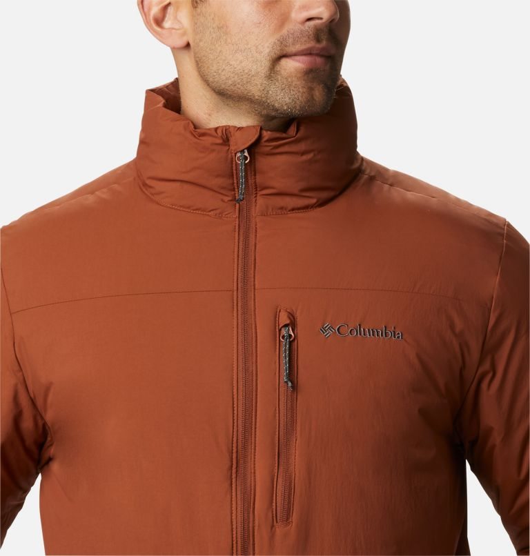 Men's Columbia Grand Wall Insulated Jackets Brown | CA-M403A