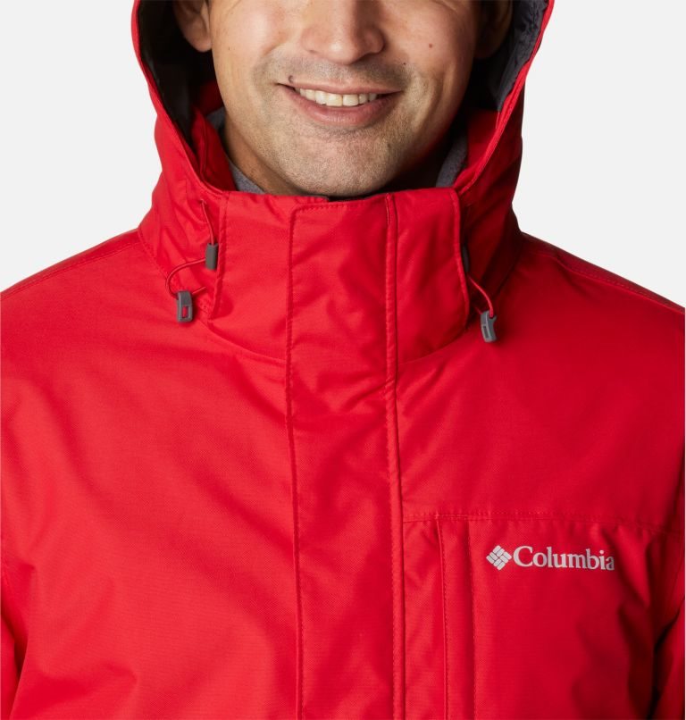 Men's Columbia Gulfport Interchange Jackets Red | CA-P45C6