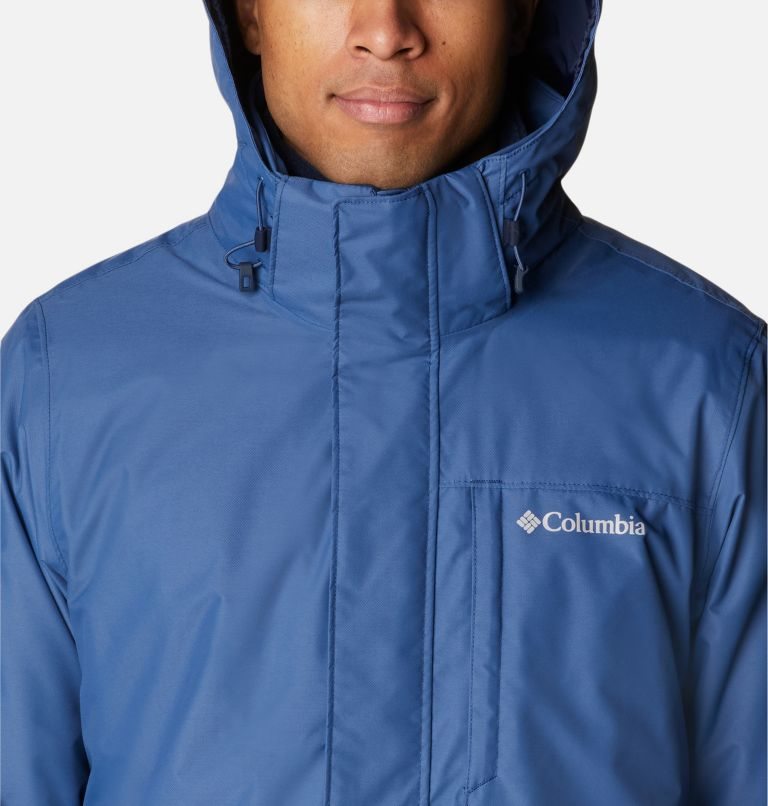 Men's Columbia Gulfport Interchange Parka Jackets Blue | CA-A134A