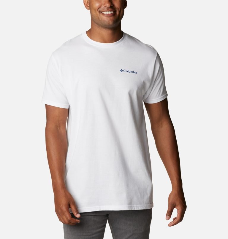 Men's Columbia Haleakala National Park T Shirts White | CA-X06L1