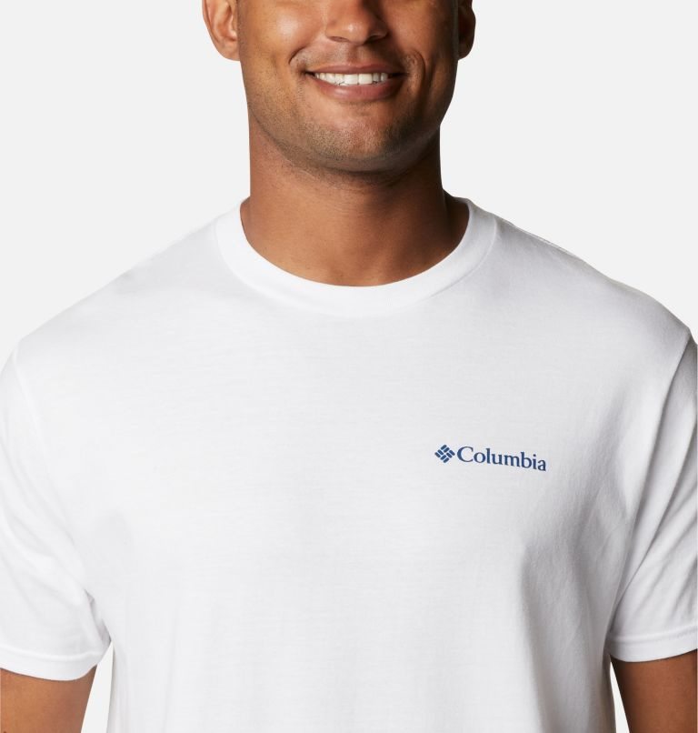 Men's Columbia Haleakala National Park T Shirts White | CA-X06L1