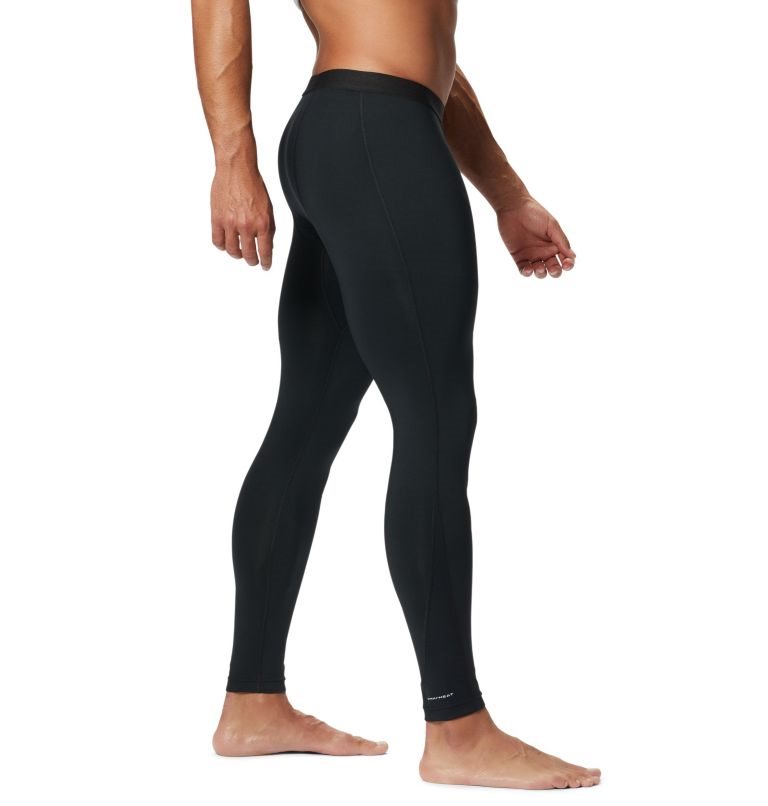 Men's Columbia Heavyweight Stretch Baselayer Tight Black | CA-P68A3