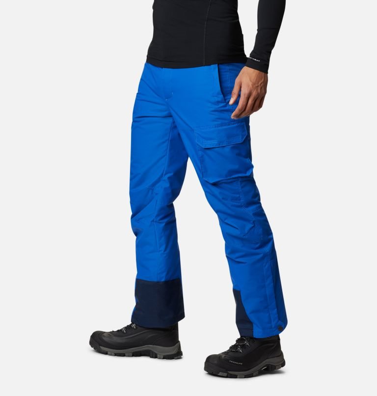 Men's Columbia Hero Snow Pants Blue | CA-Z3A04