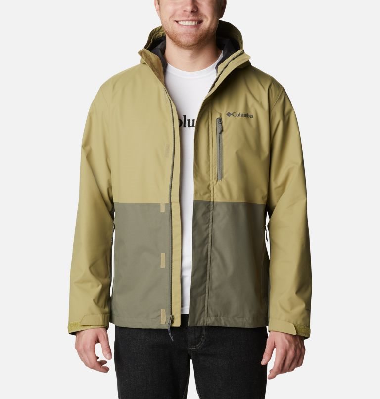 Men's Columbia Hikebound Rain Jackets Olive | CA-BAC68