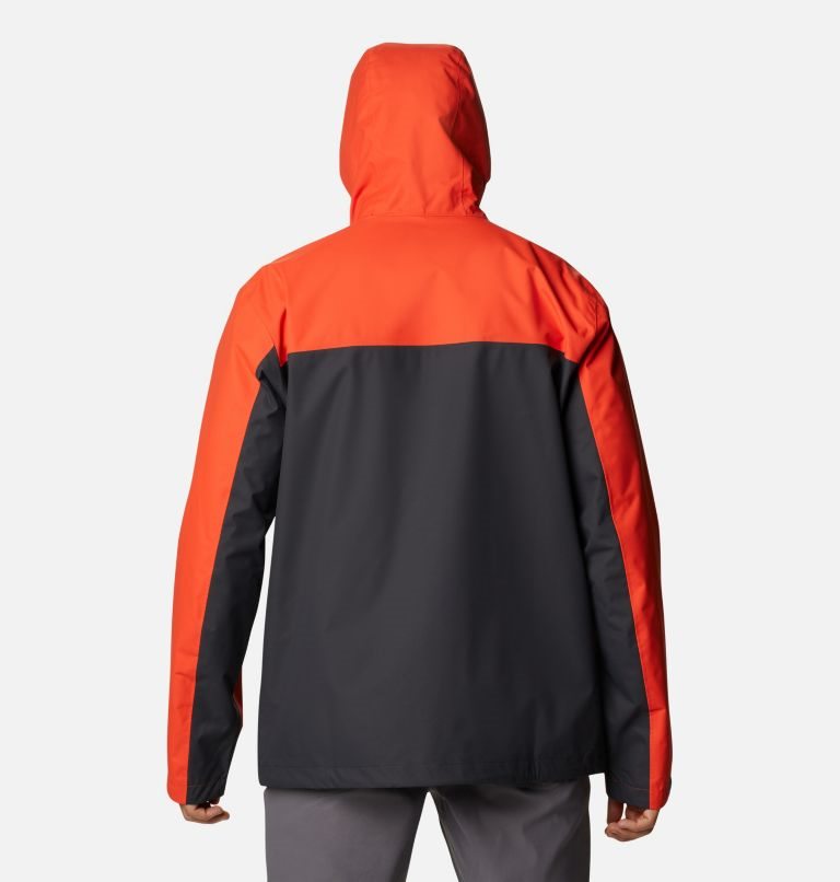 Men's Columbia Hikebound Rain Jackets Orange | CA-Y36L0