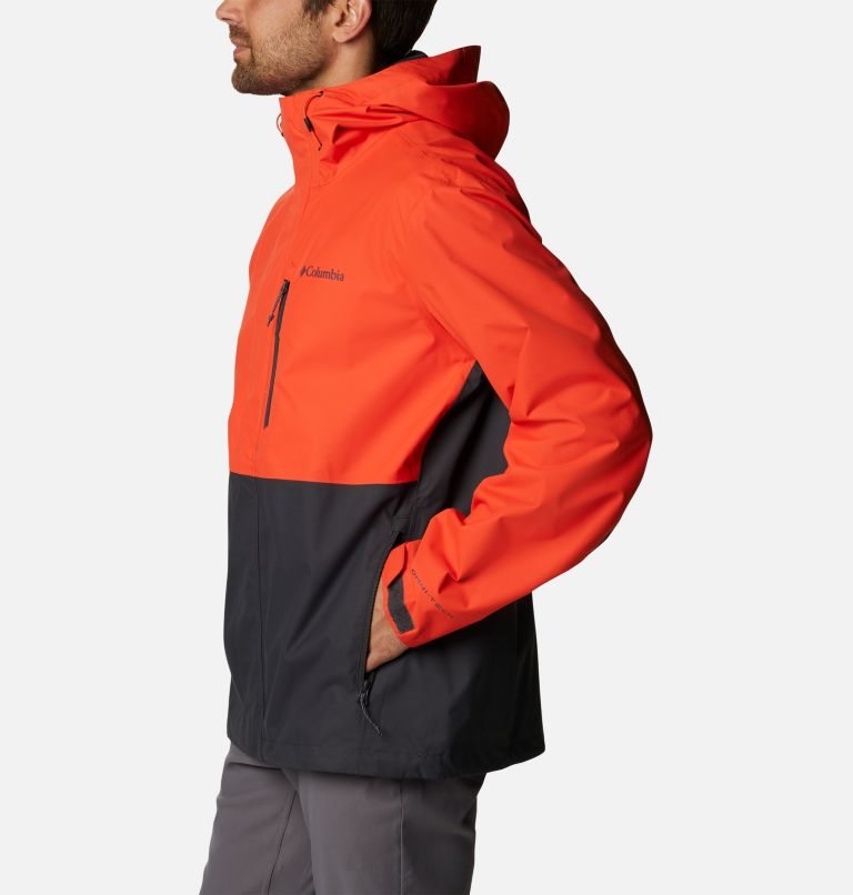 Men's Columbia Hikebound Rain Jackets Orange | CA-Y36L0