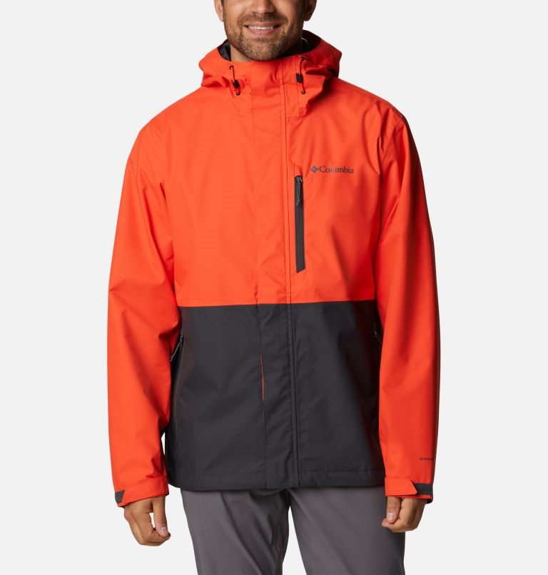 Men\'s Columbia Hikebound Rain Jackets Orange | CA-Y36L0