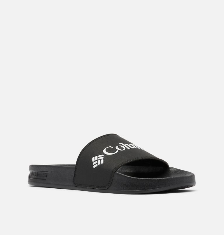 Men's Columbia Hood River Slides Black | CA-BL083