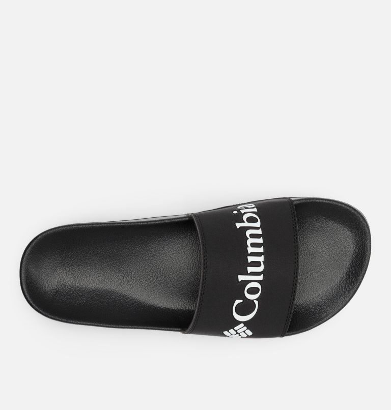 Men's Columbia Hood River Slides Black | CA-BL083