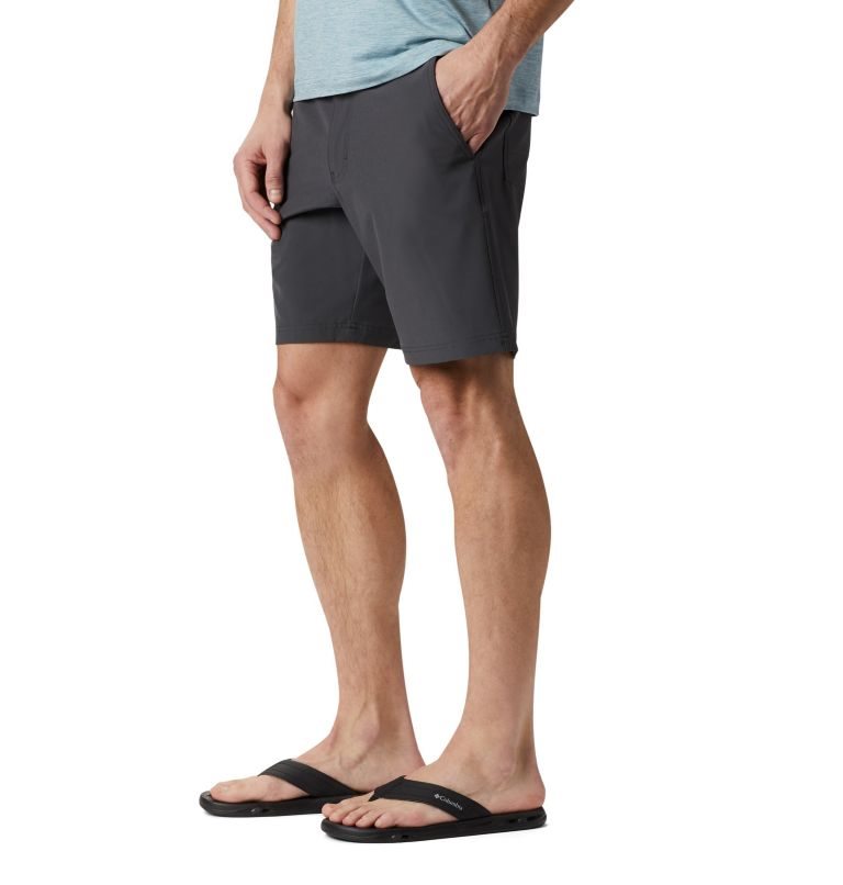 Men's Columbia Hybrid Trek Shorts Black | CA-J0L61