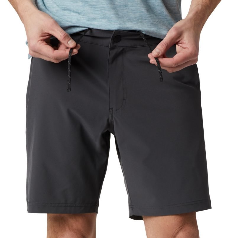 Men's Columbia Hybrid Trek Shorts Black | CA-J0L61